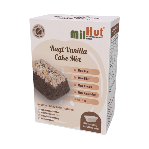 Nachni / Ragi / Finger Millet Vanila Cake Mix